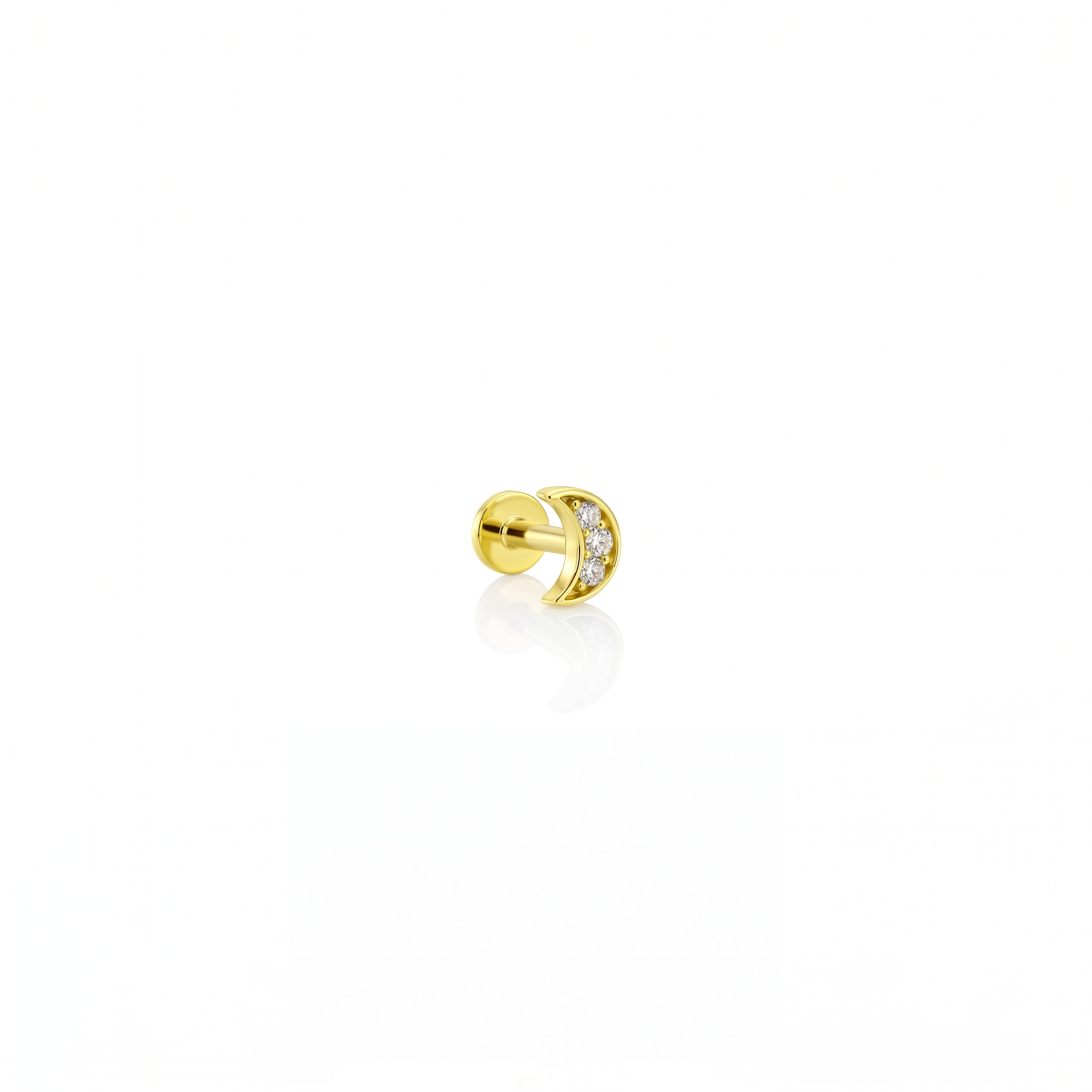 14 Ayar Altın Tragus Piercing