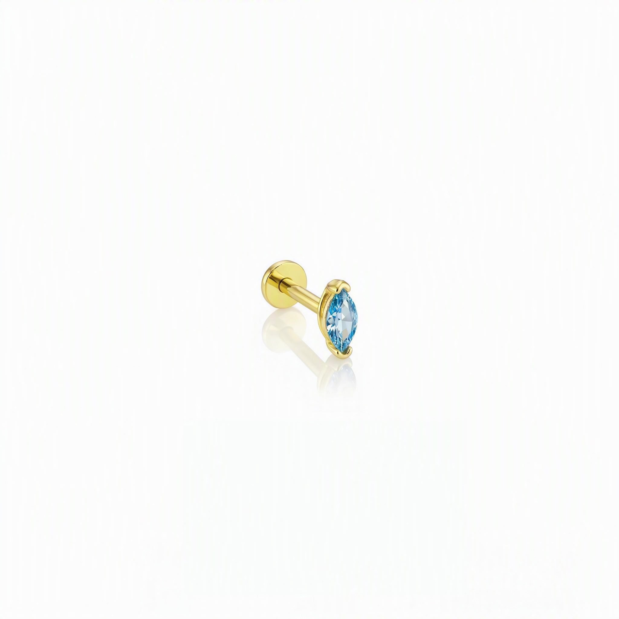 14 Ayar Altın Tragus Piercing