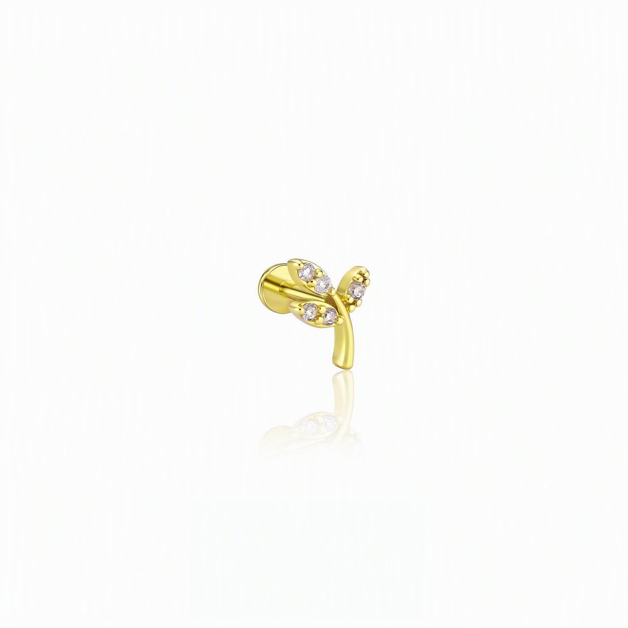 14 Ayar Altın Tragus Piercing
