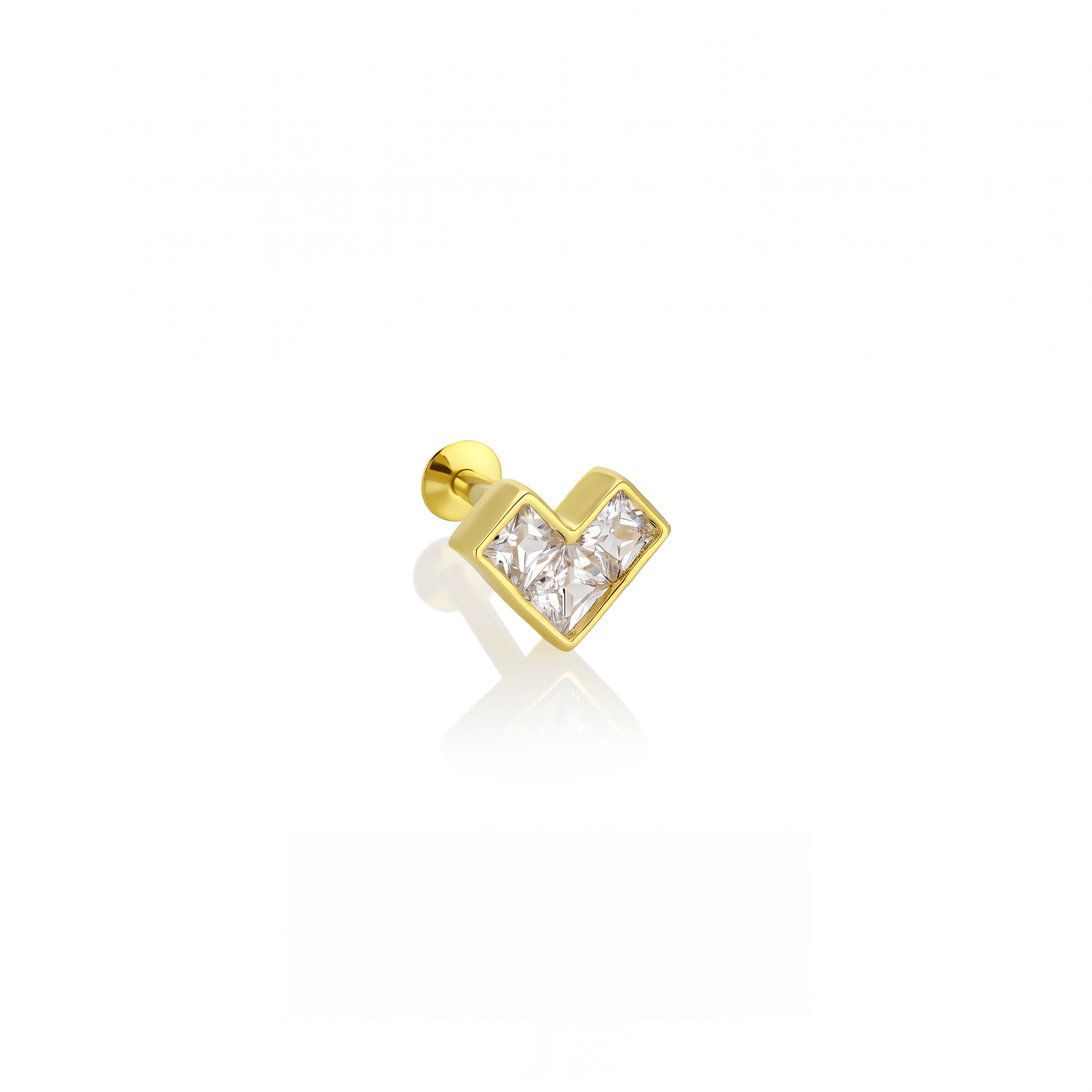 14 Ayar Altın Tragus Piercing