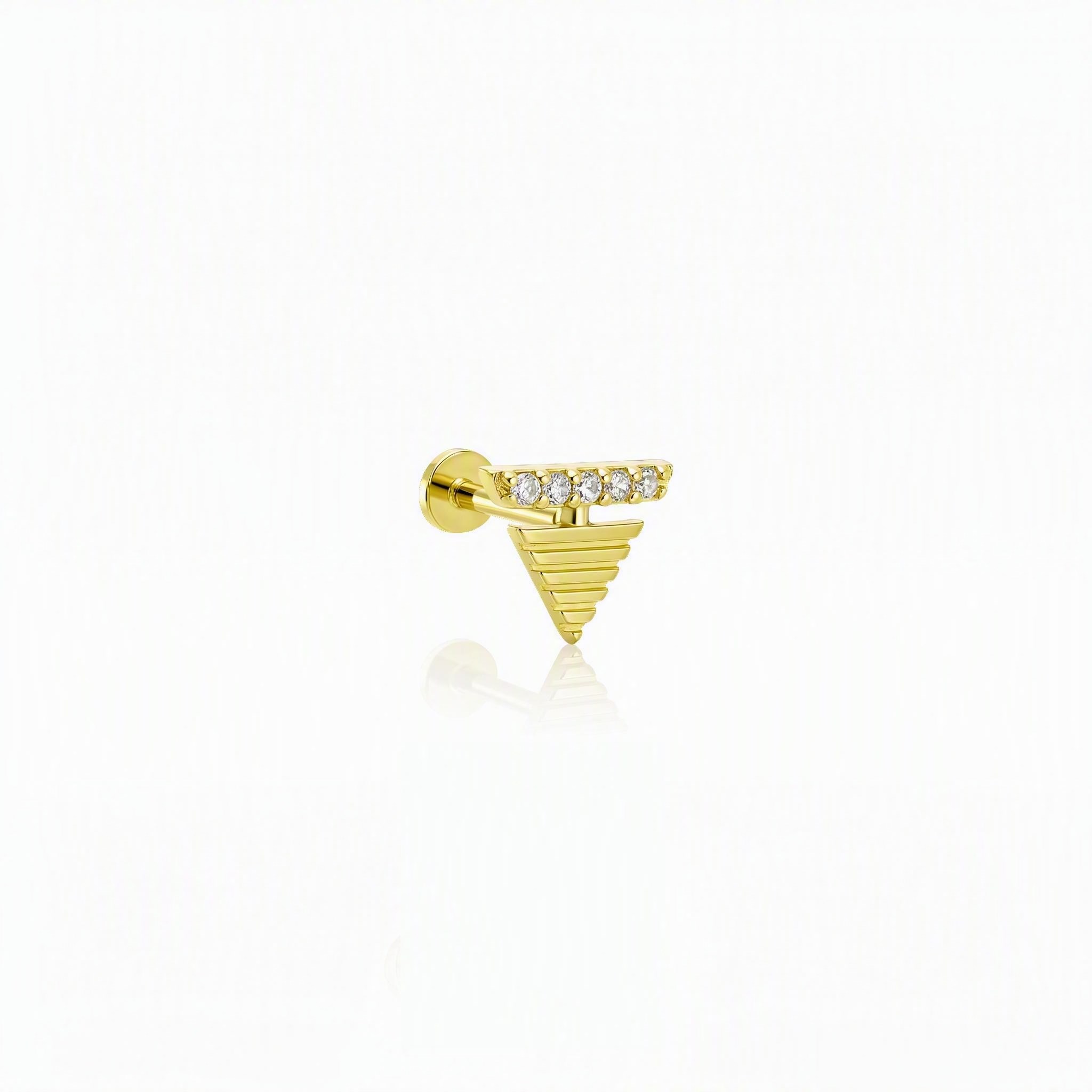 14 Ayar Altın Tragus Piercing