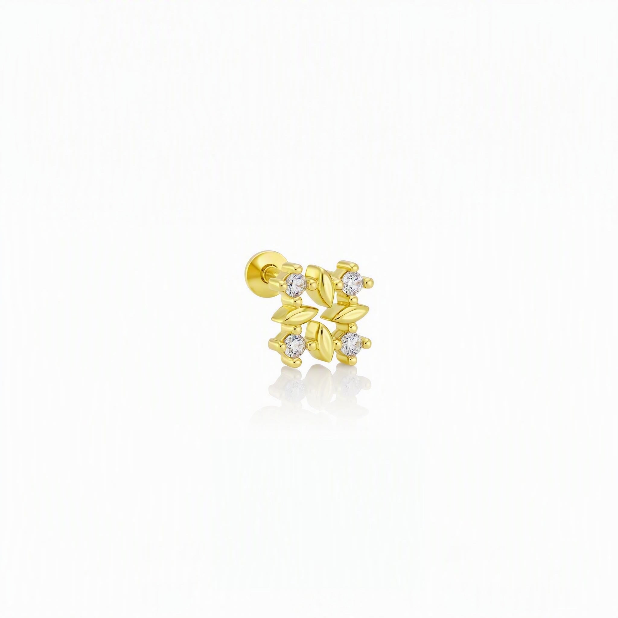 14 Ayar Altın Tragus Piercing