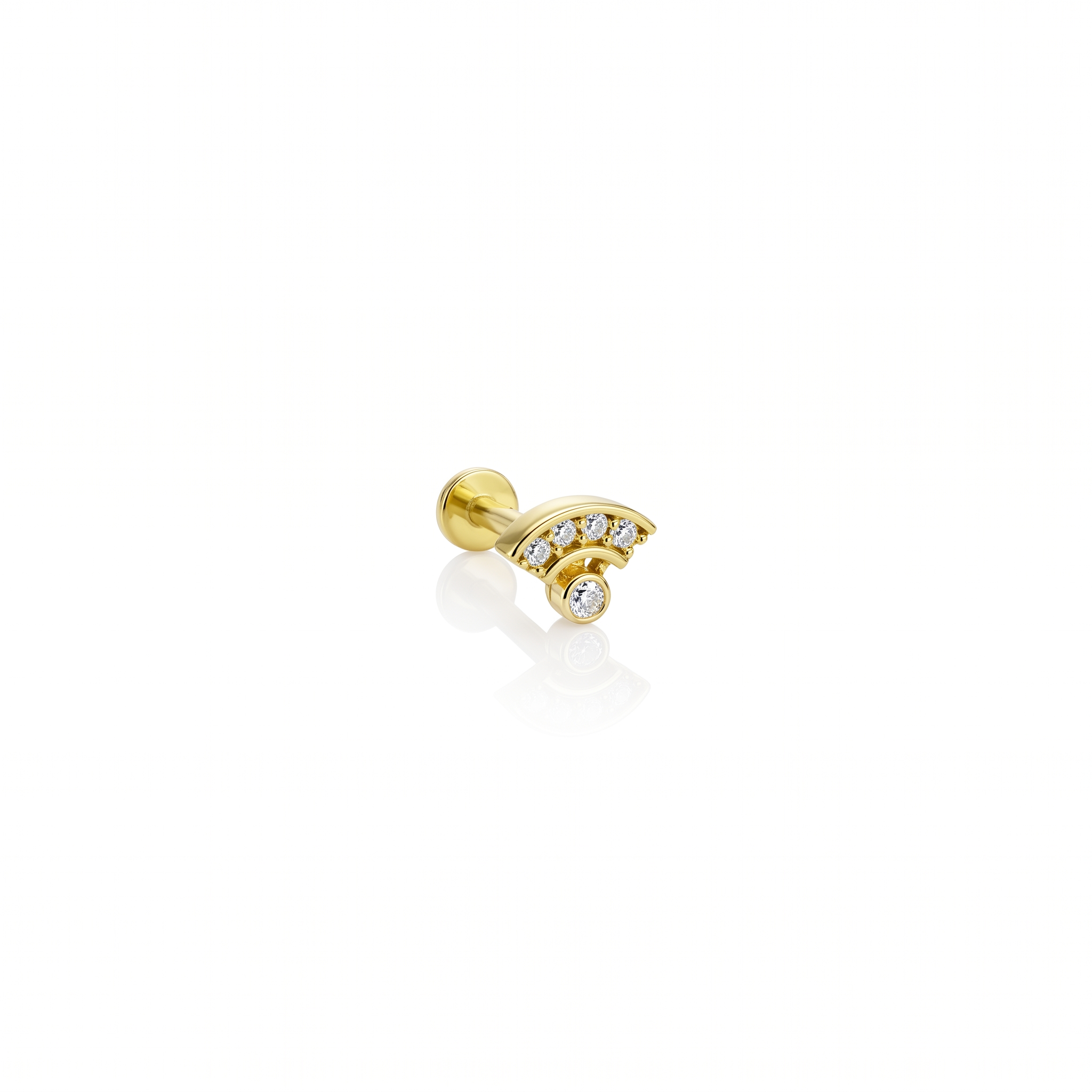 14 Ayar Altın Tragus Piercing