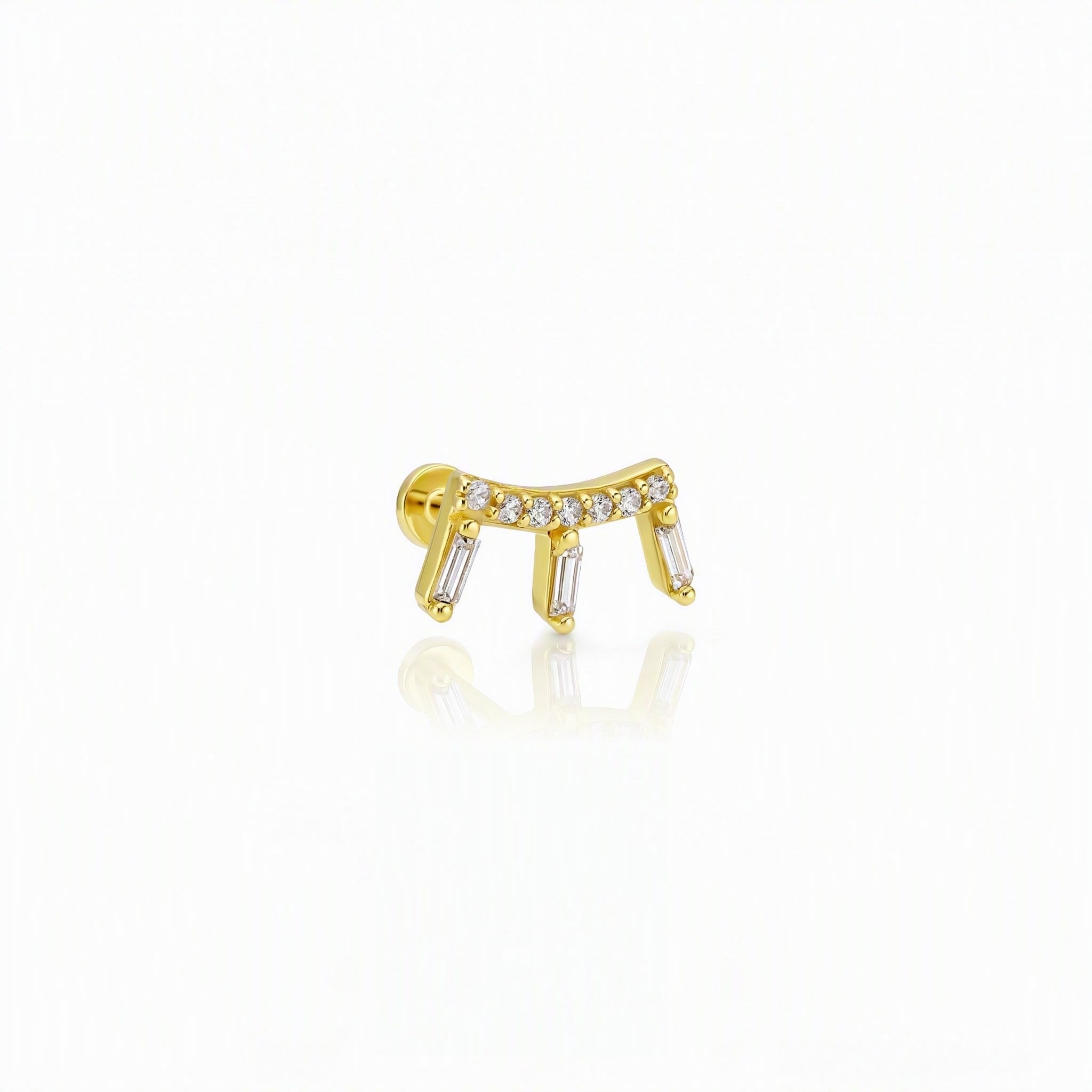 14 Ayar Altın Tragus Piercing