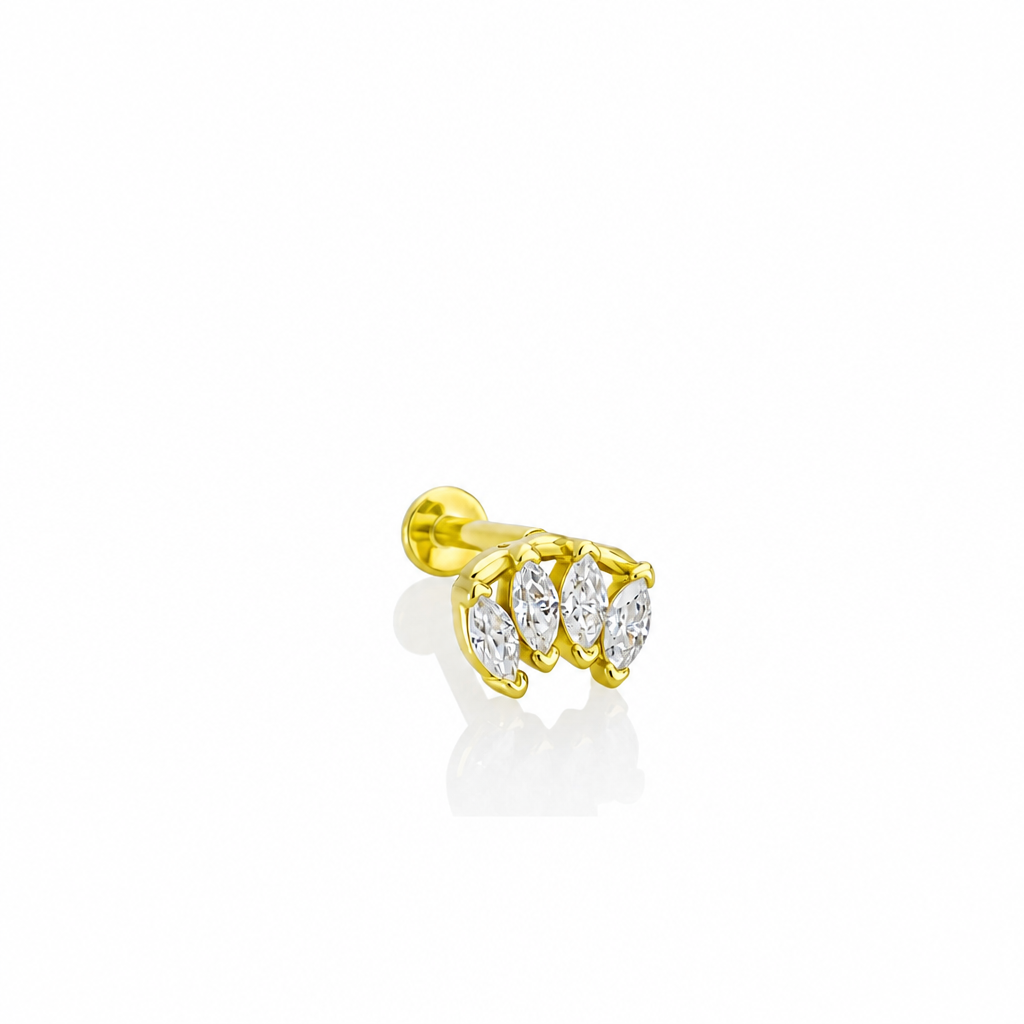 14 Ayar Altın Tragus Piercing