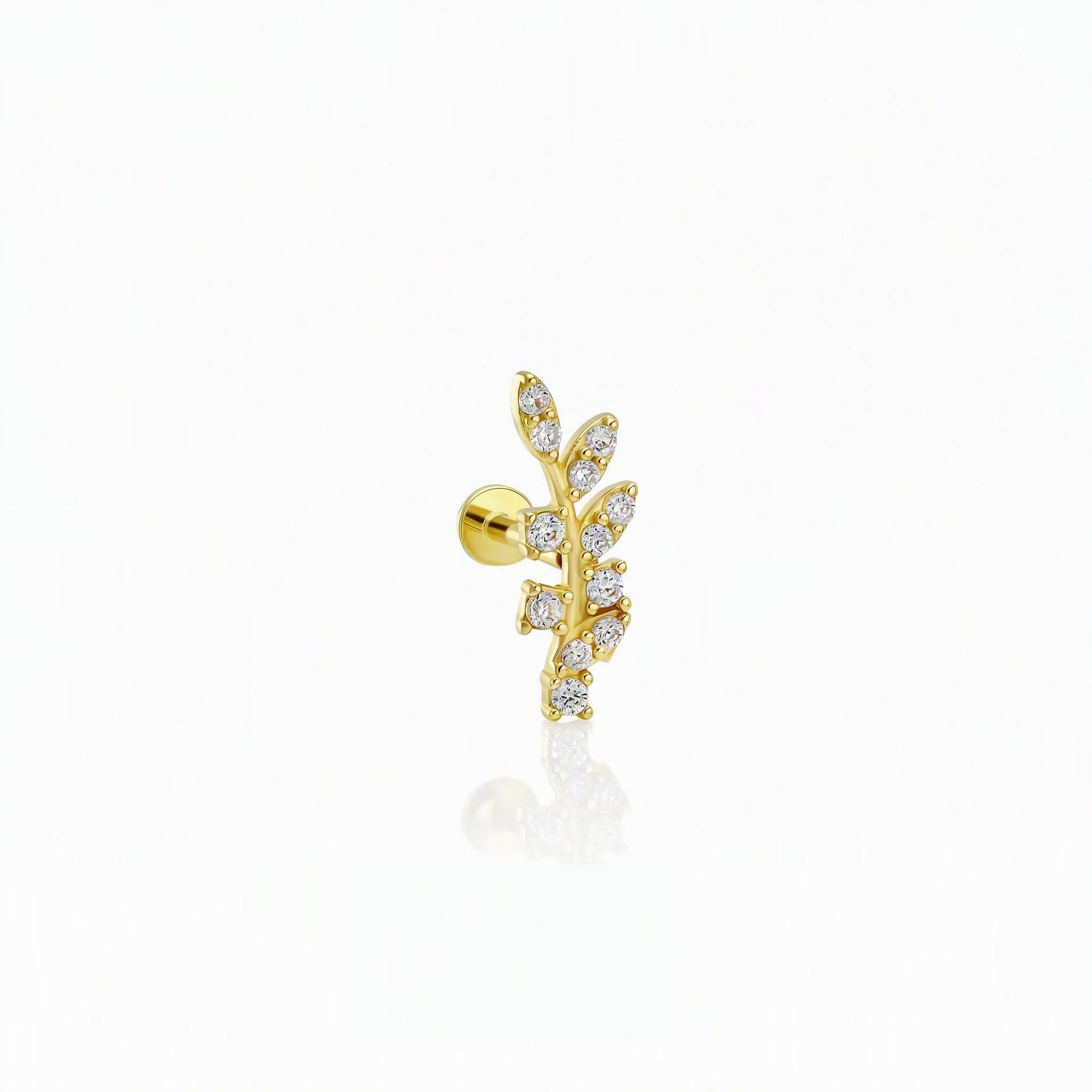 14 Ayar Altın Tragus Piercing