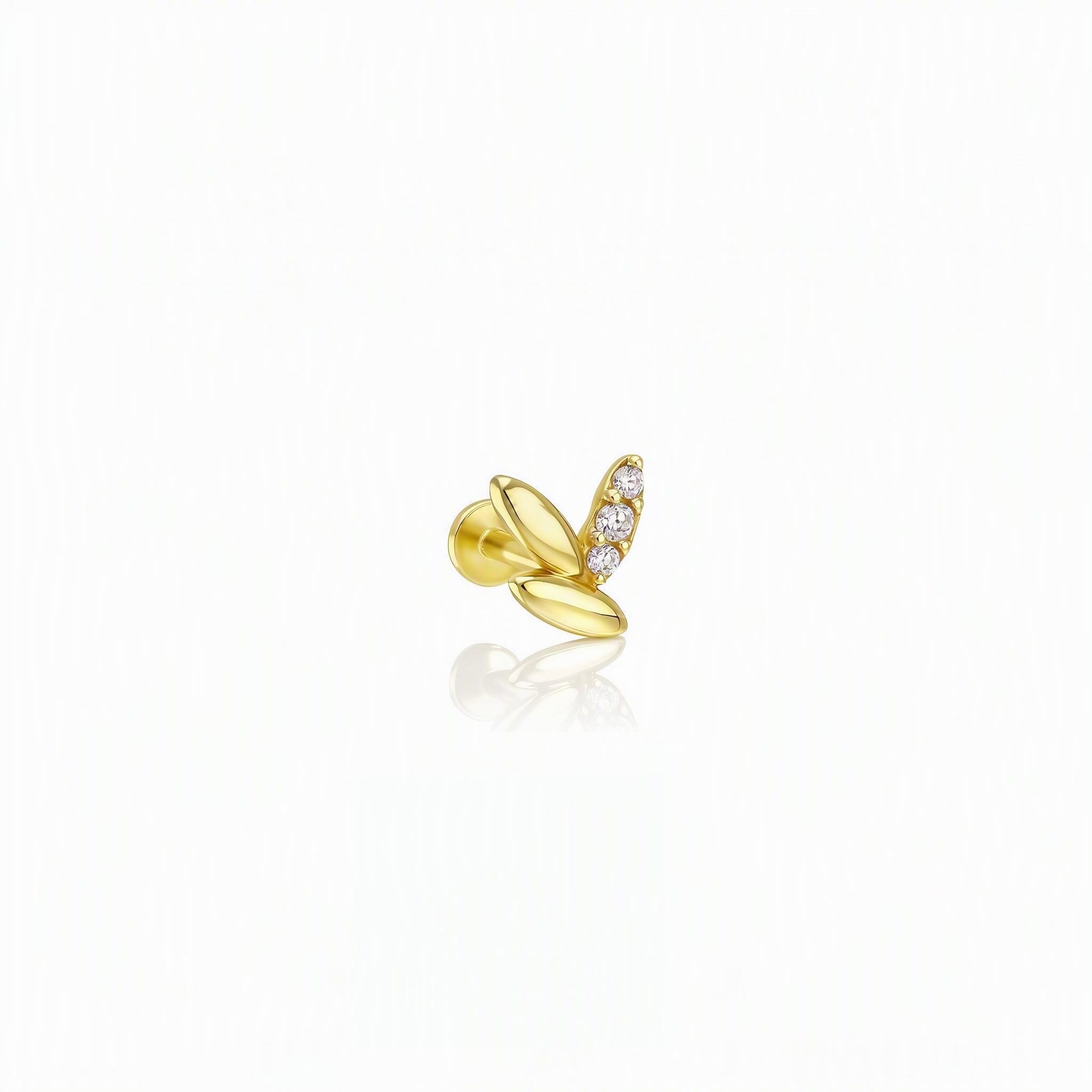 14 Ayar Altın Tragus Piercing