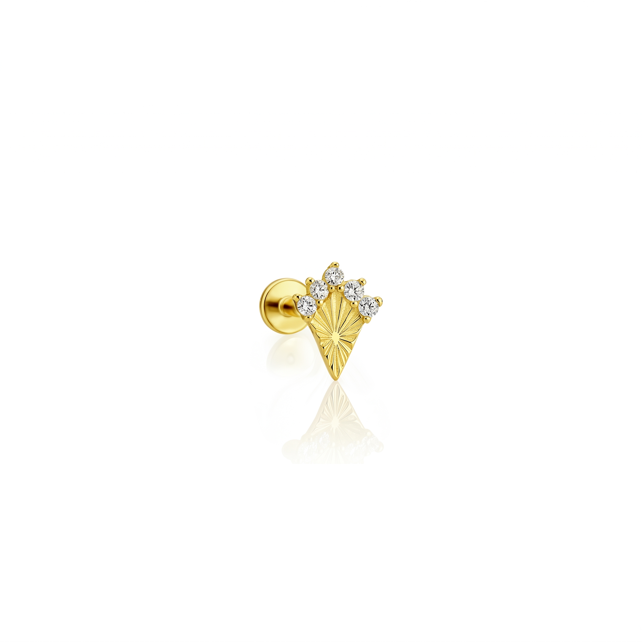 14 Ayar Altın Tragus Piercing