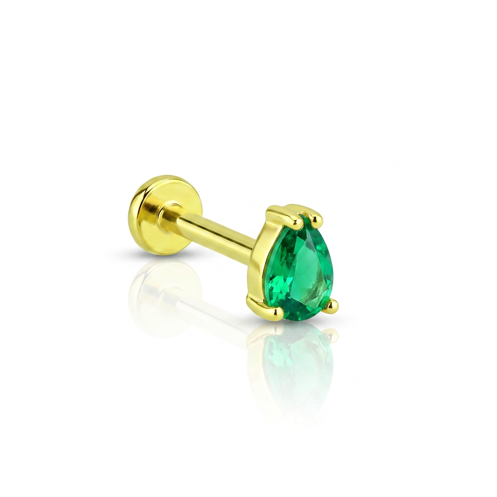 14 Ayar Altın Tragus Piercing