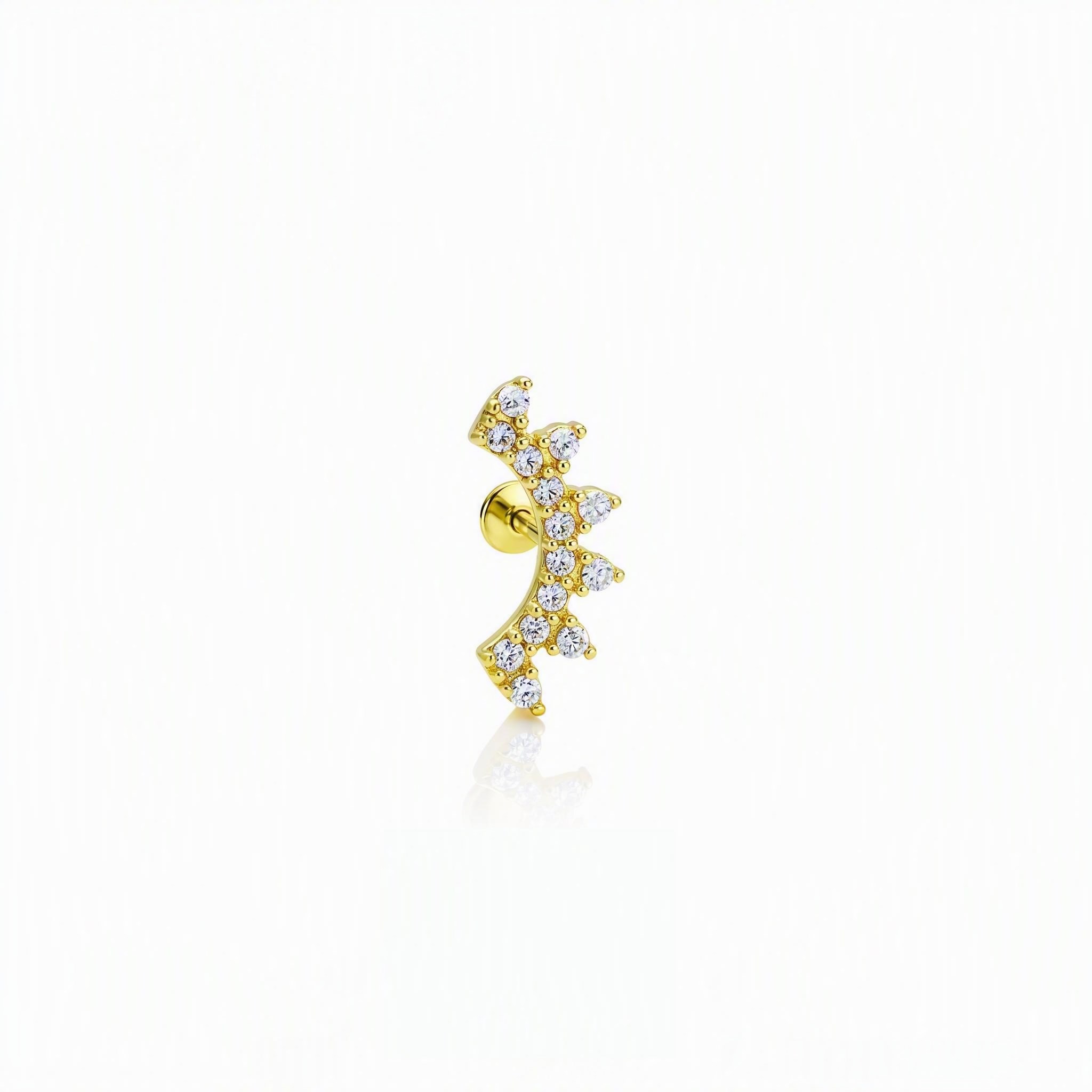 14 Ayar Altın Tragus Piercing
