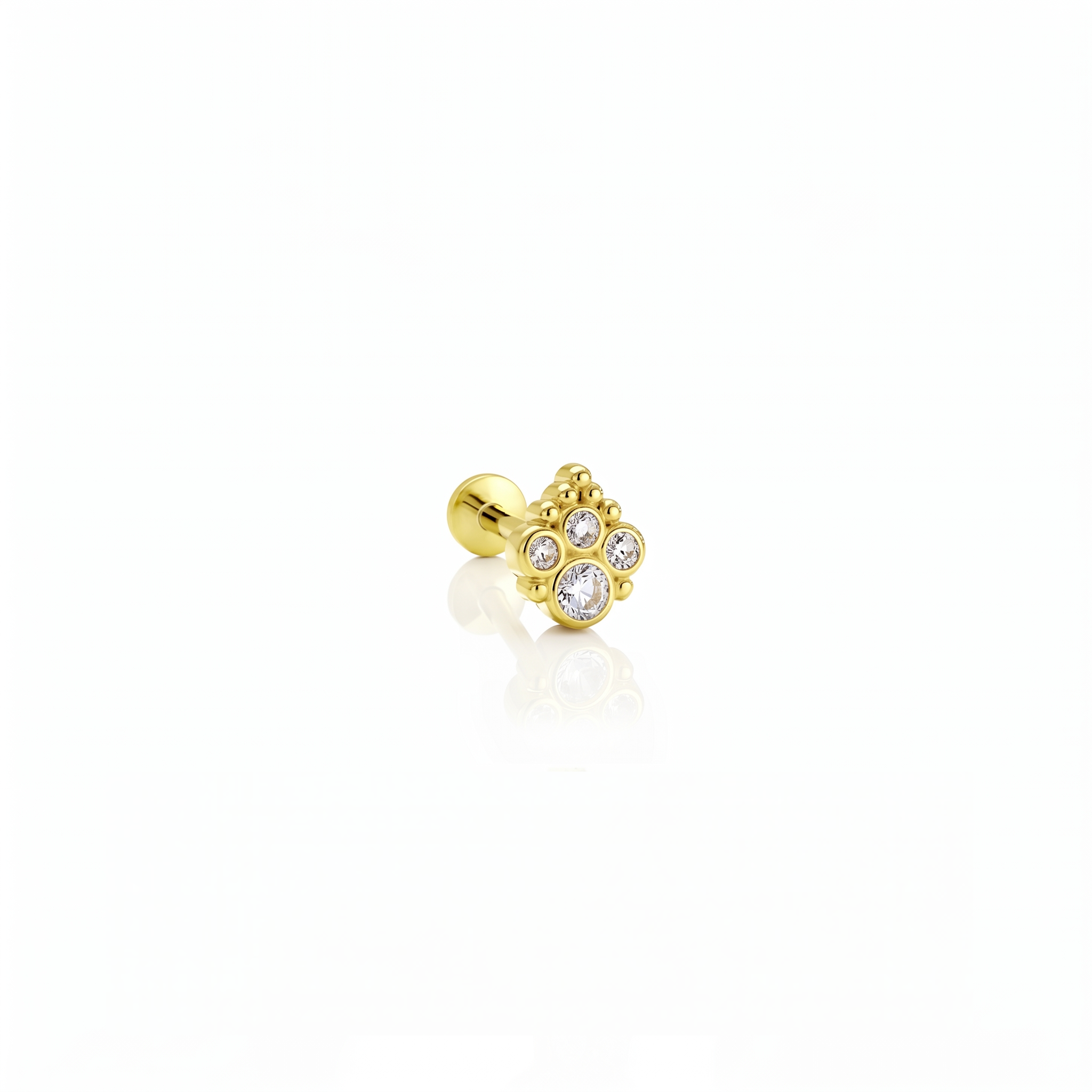 14 Ayar Altın Tragus Piercing