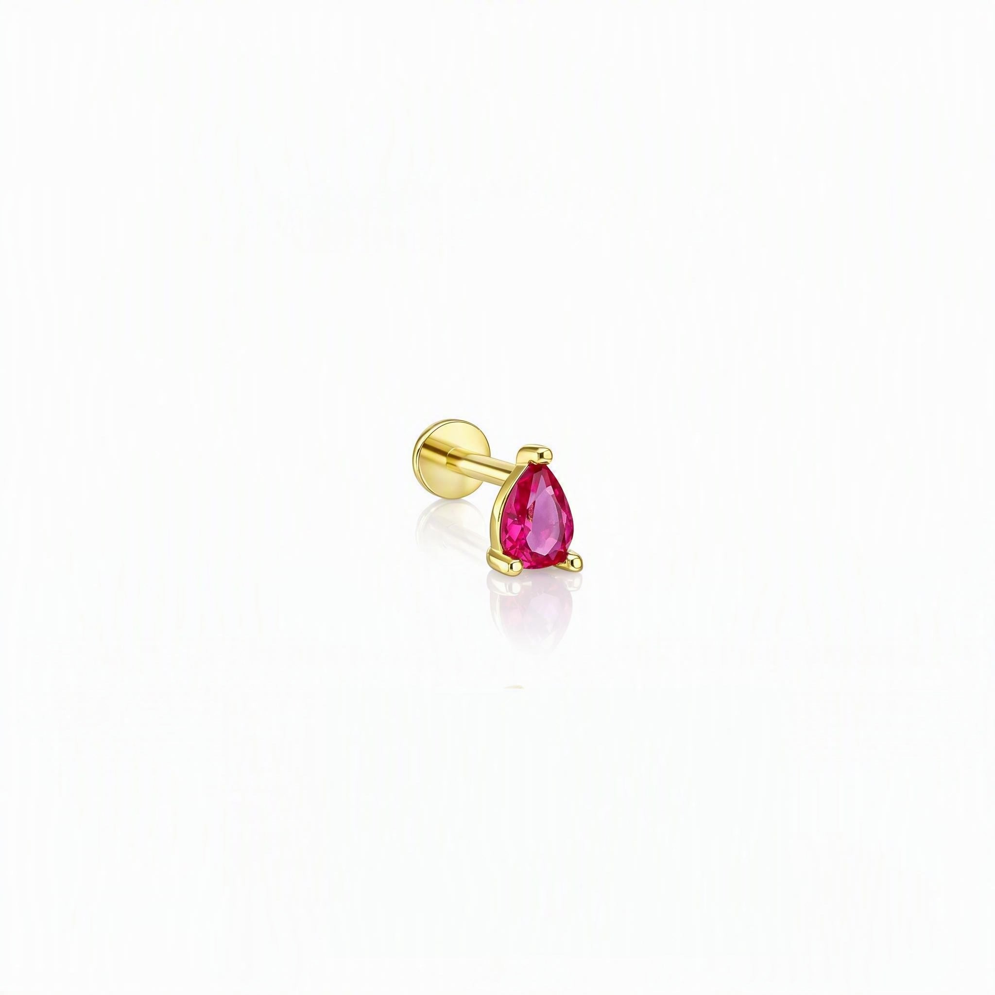14 Ayar Altın Tragus Piercing