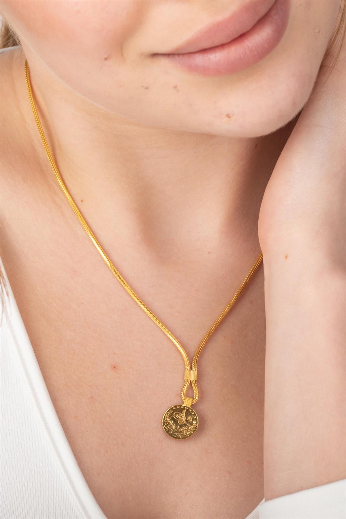 22 Ayar Reşat Altınlı Kolye
