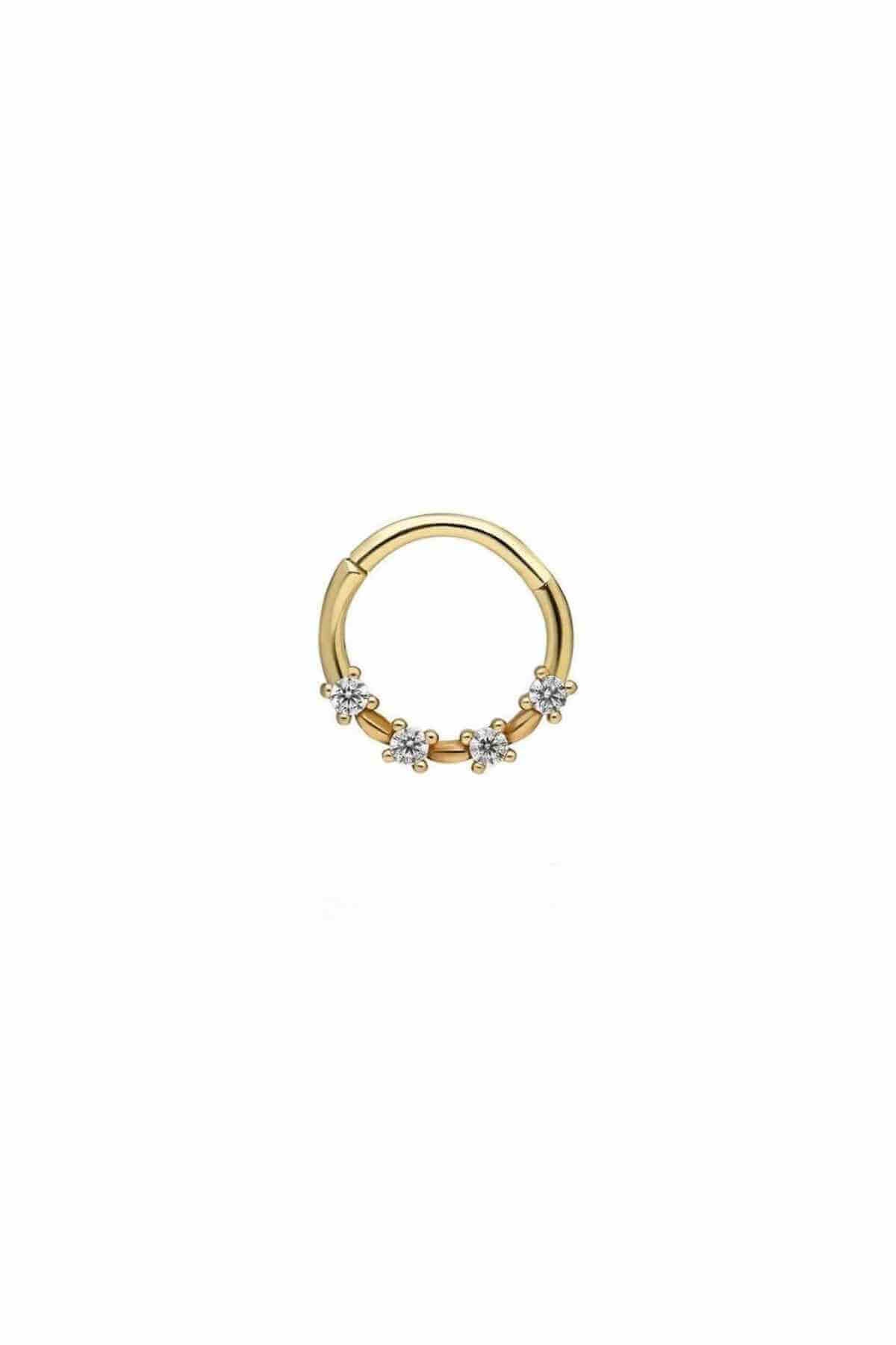 Altın Helix Piercing