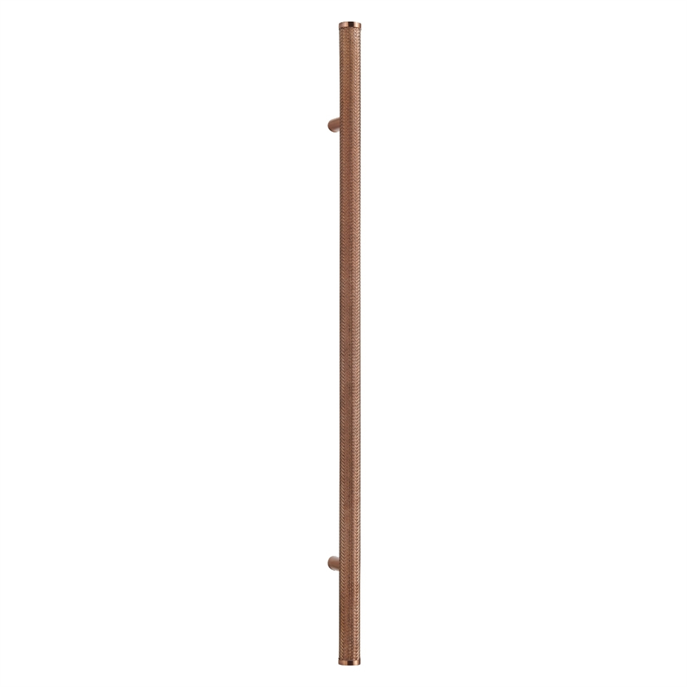 2'li Set Paslanmaz Çelik Örme Çekme Kol PVD Kaplama Rose Gold 180 cm - Vivarel