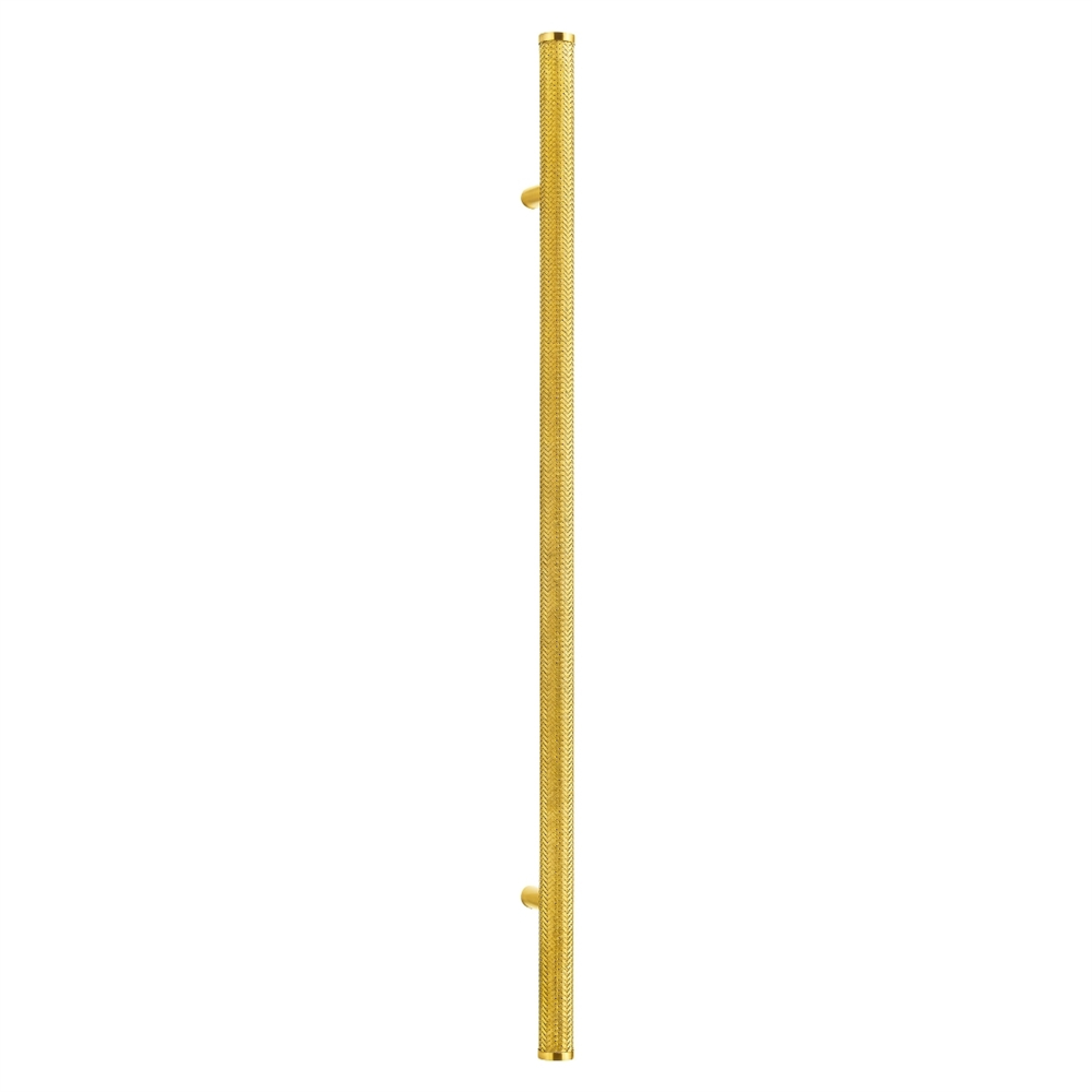 2'li Set Paslanmaz Çelik Örme Çekme Kol PVD Kaplama Satin Altın 180 cm - Vivarel
