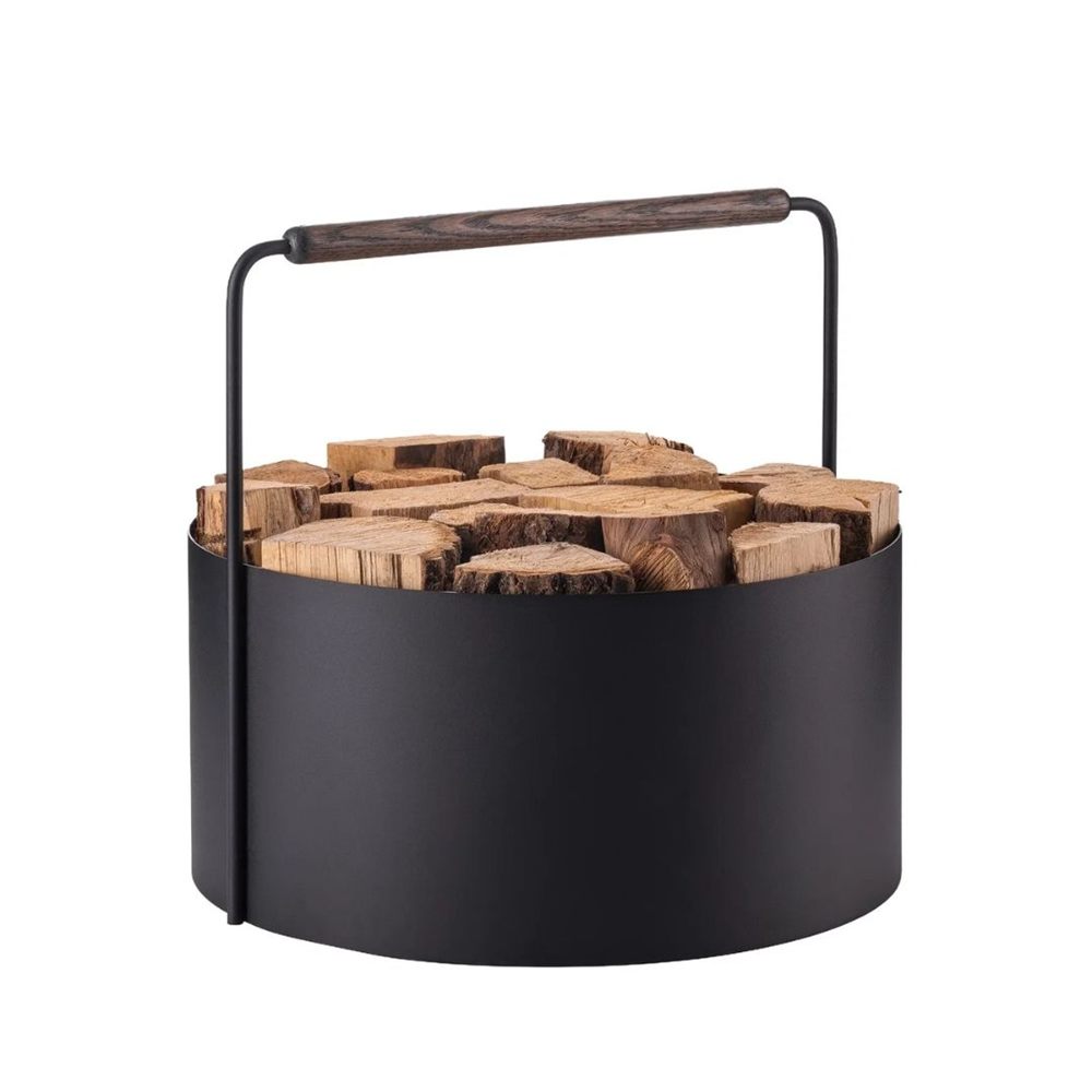 ASHI Odun Sepeti L Boy Kahverengi Ø45 cm - Blomus