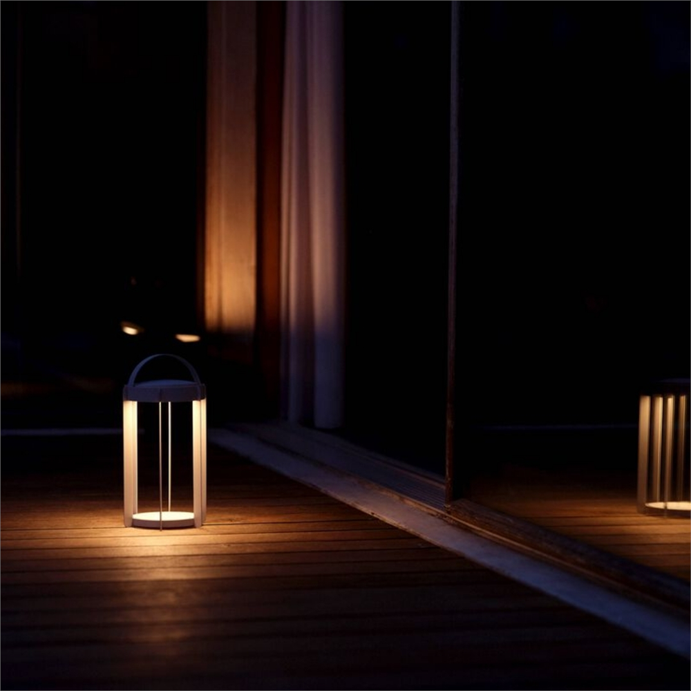 Ateş Böceği Feneri Led Işıklı Soft Gri 30 cm - Zone Denmark