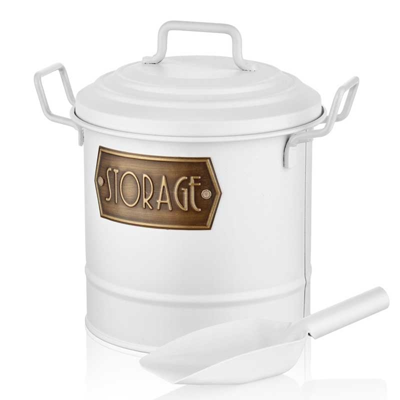 Bakliyat Kovası Beyaz - The Mia