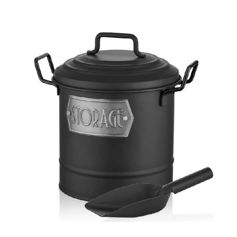 Bakliyat Kovası Mat Siyah - The Mia