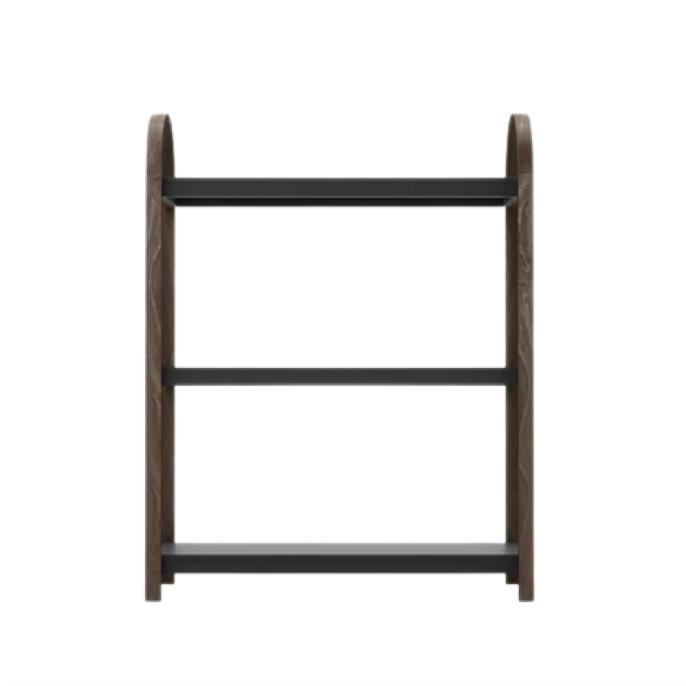 Bellwood 3 Katlı Raf Siyah/Ceviz Renk 90x72 cm - Umbra