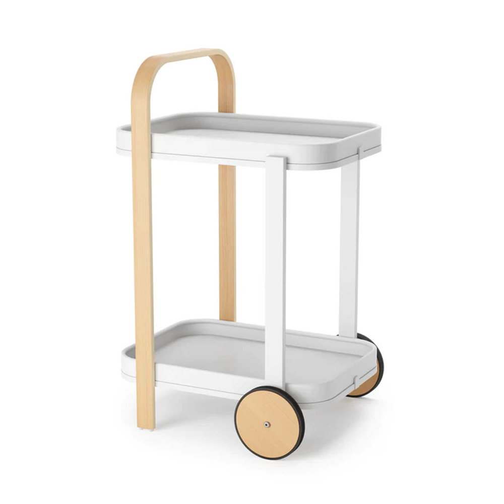 Bellwood Beyaz Servis Arabası - Umbra