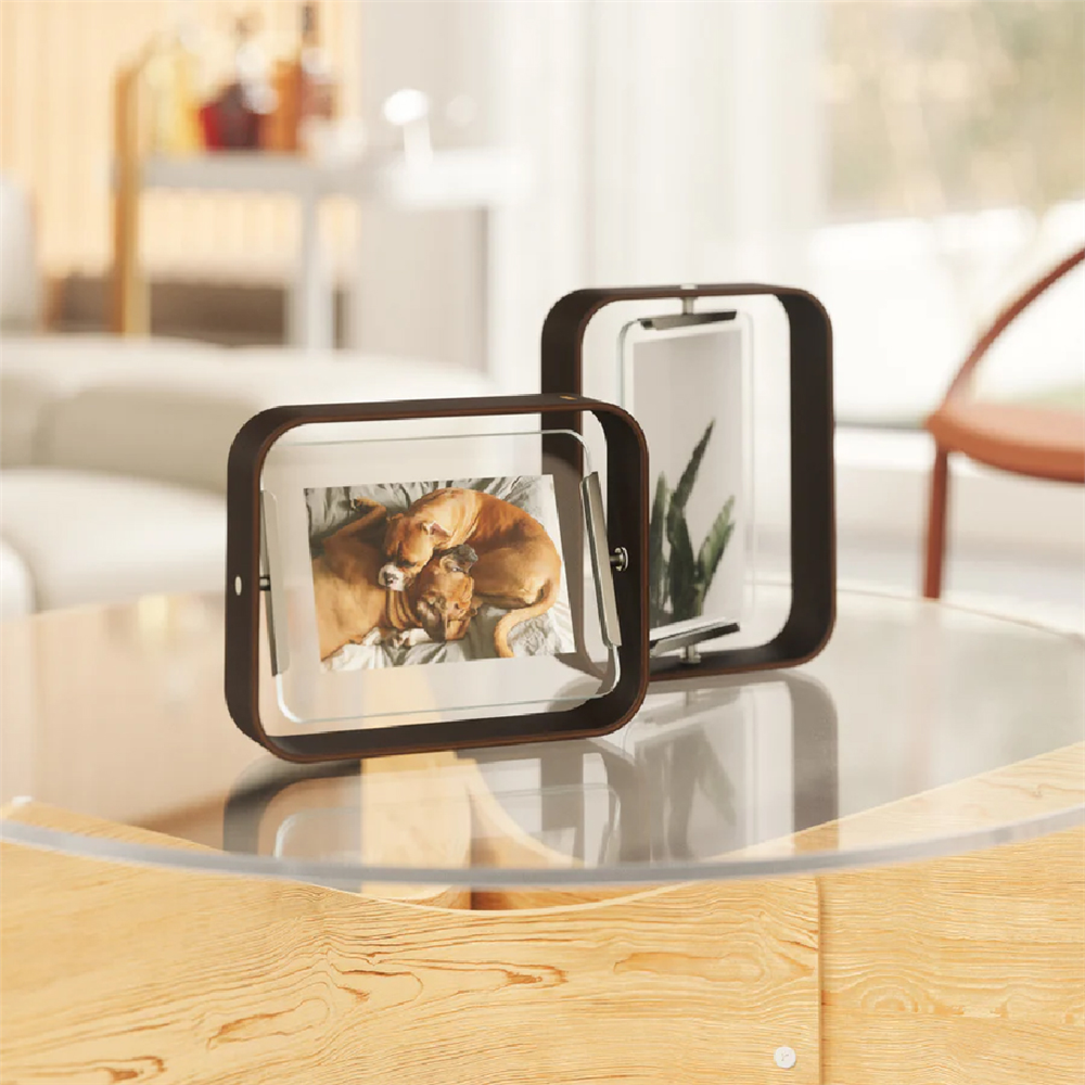 Bellwood Resim Çerçevesi Eskitilmiş-Ceviz Renk 5x7'' (23.9x18.8x5 cm) - Umbra