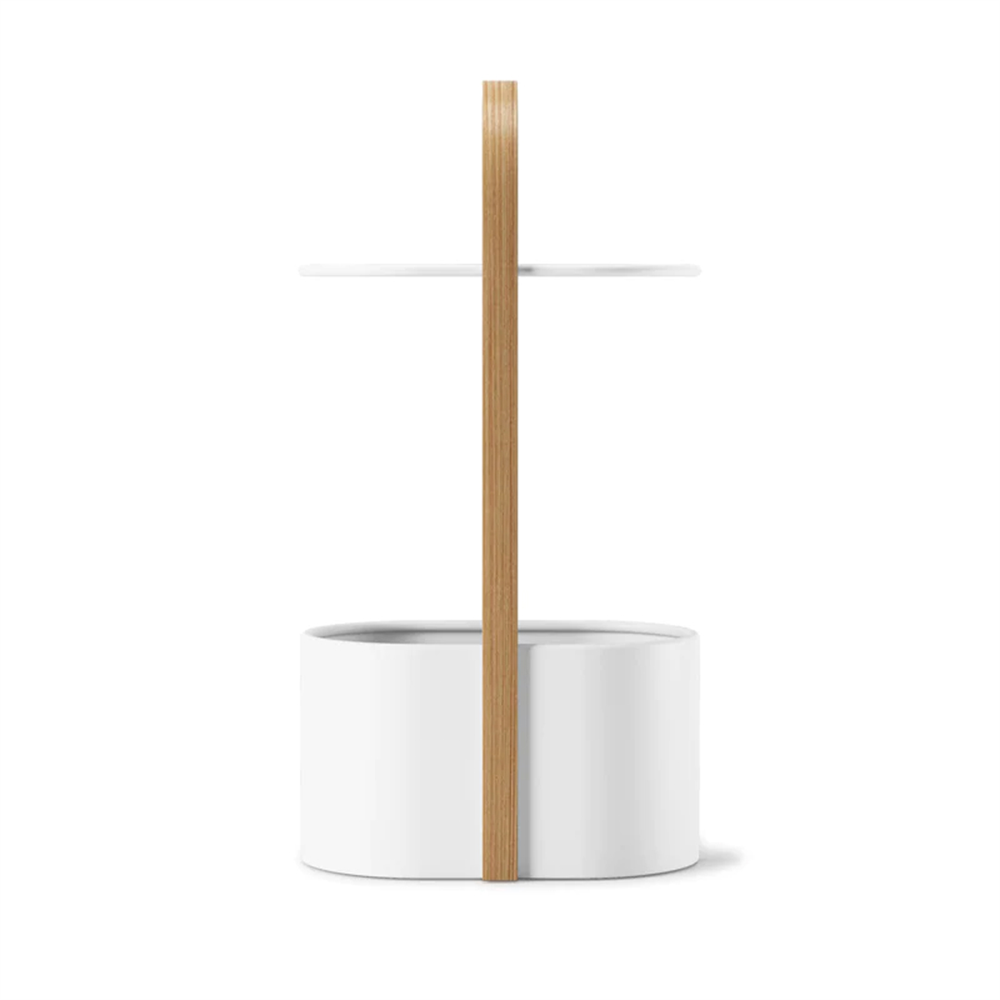 Belwood Beyaz Yan Sehpa 30 x 28 x 72 cm - Umbra