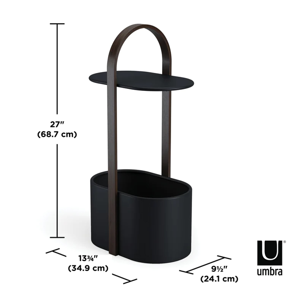 Belwood Siyah Yan Sehpa 30 x 28 x 72 cm - Umbra