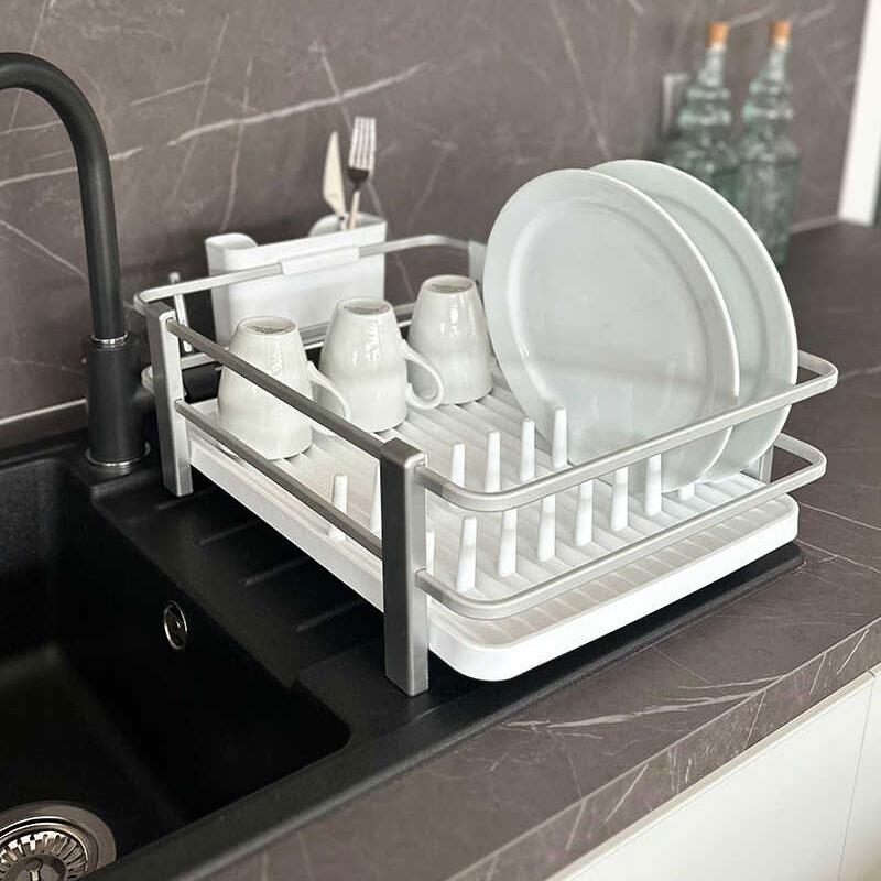 Blanca Paslanmaz Aluminyum Bulaşıklık Beyaz - Primanova