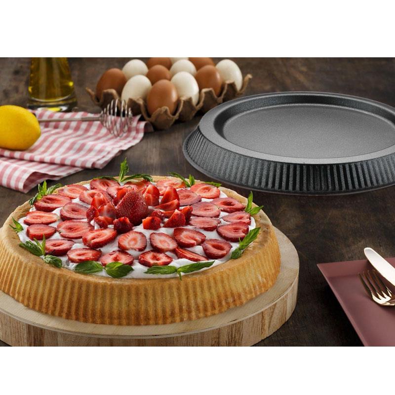 Brioni Diamond 30 cm Tart Kalıbı Siyah - Brioni
