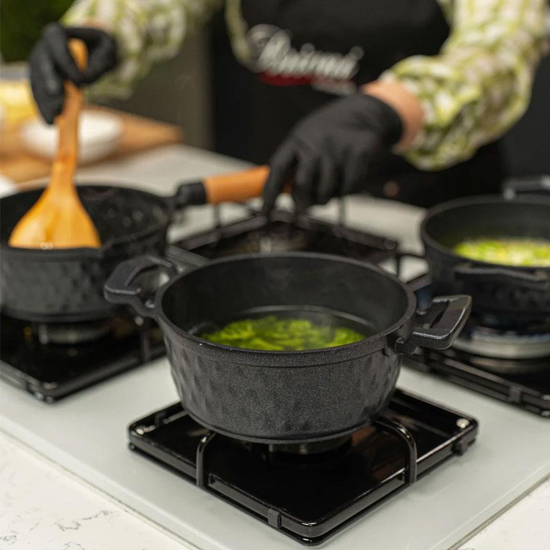 Brioni Diamond 5 Parça Siyah Midi Set - Brioni