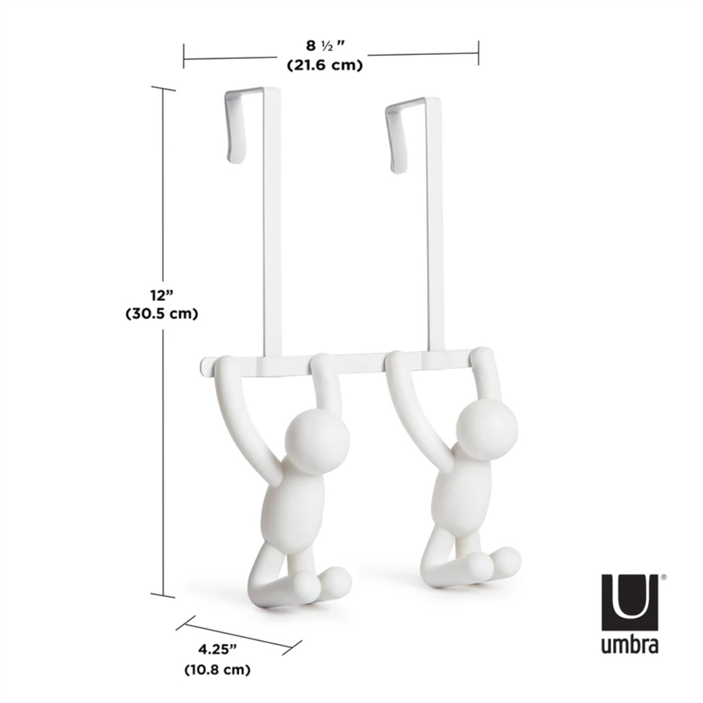 Buddy Otd Beyaz Kapı Askısı - Umbra
