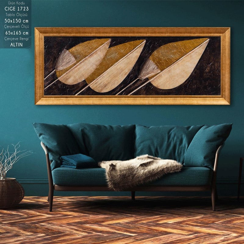 CIGE 1723 Çerçeveli Tablo - Kare Home