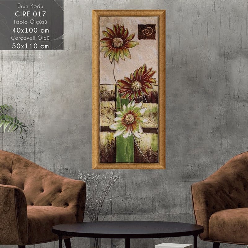CIRE 17 Çerçeveli Tablo - Kare Home