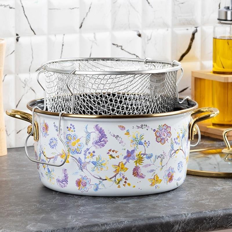 Cordy 22 cm Emaye Kızartma Tenceresi - Mondecor