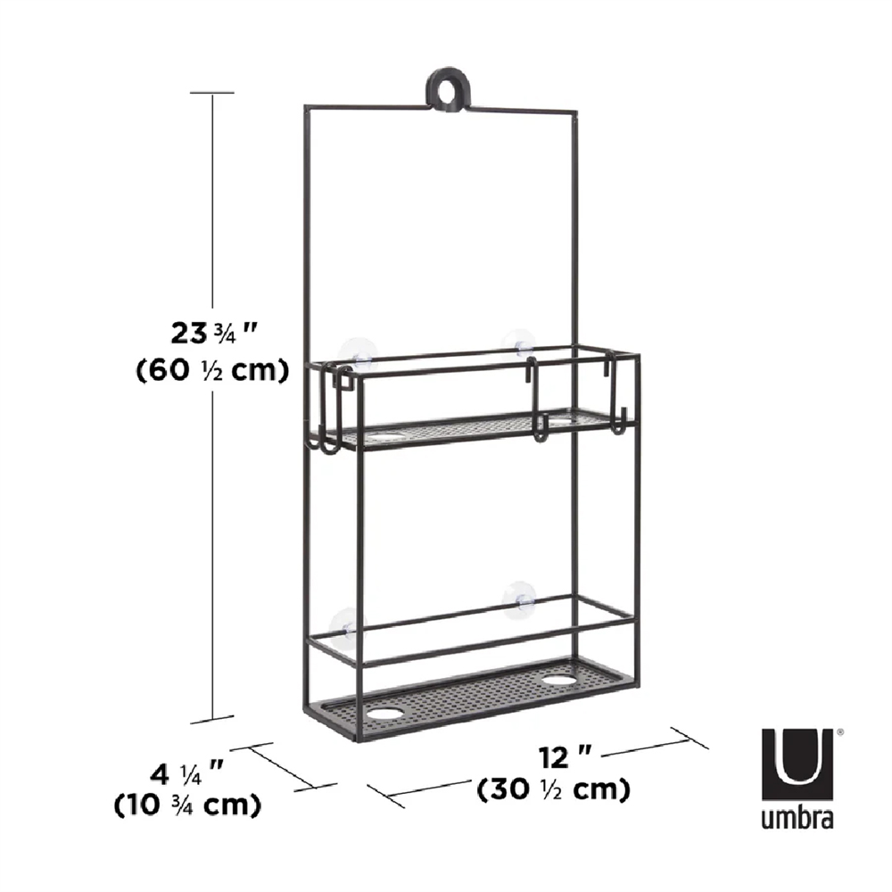 Cubiko Duş Arabası Siyah Renk - Umbra