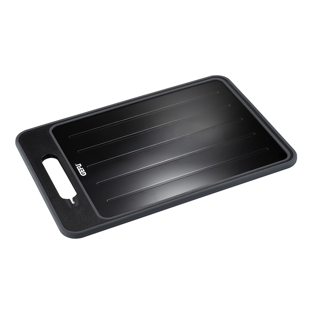 Cut Pro Buz Çözme Ve Kesme Tahtası Siyah Renk 36,5x25x1 cm - Gefu