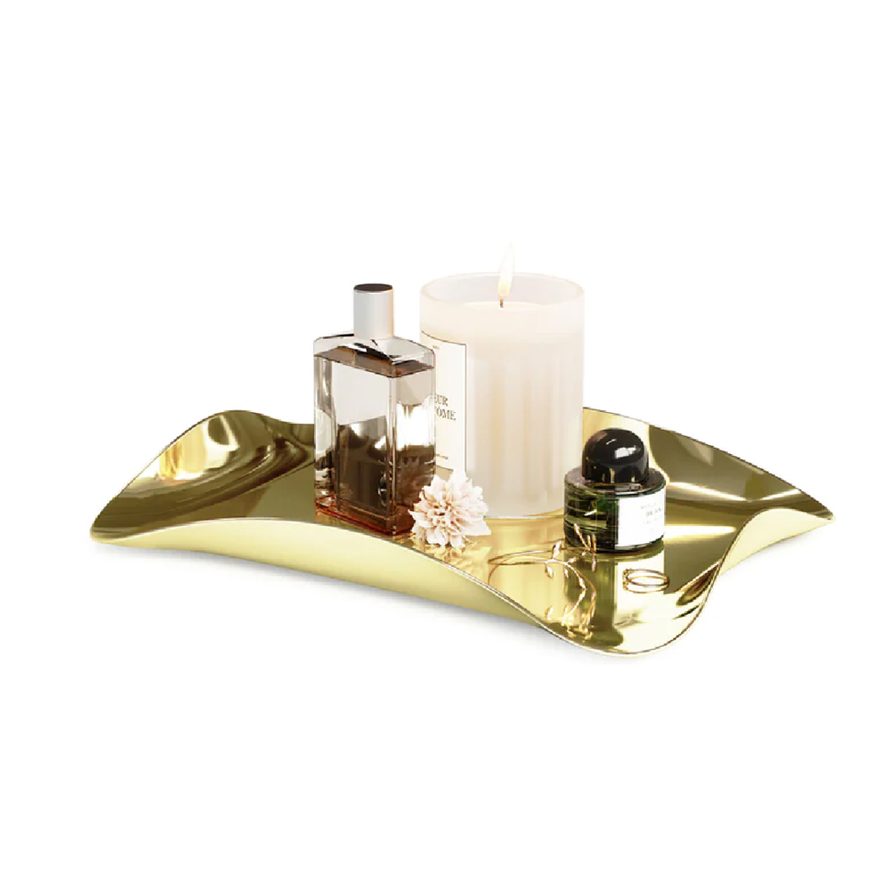 Dalga Tepsisi Gold Renk - Umbra