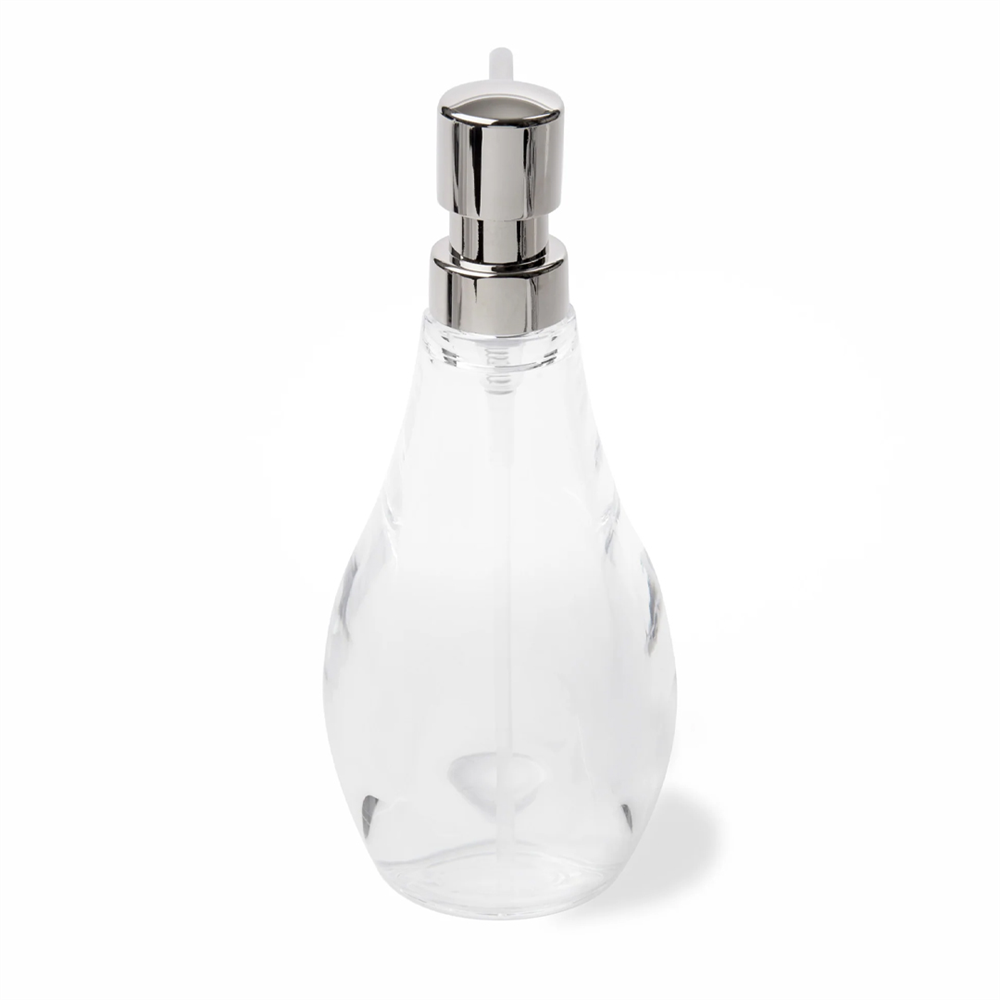 Damla Sıvı Sabunluk 280 ml Krom Renk Pompalı - Umbra