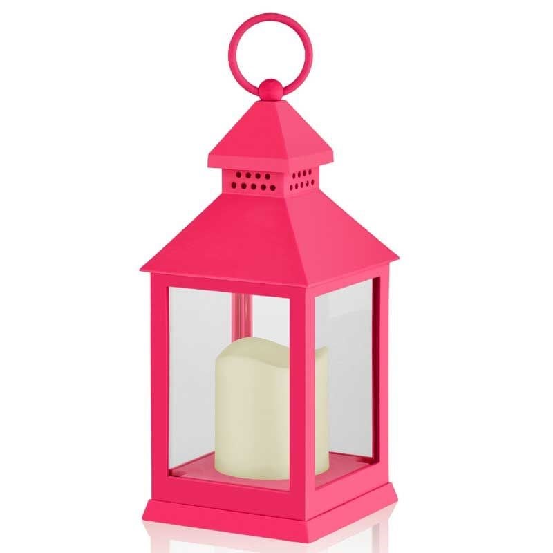 Dekoratif Led Mumluk Pembe