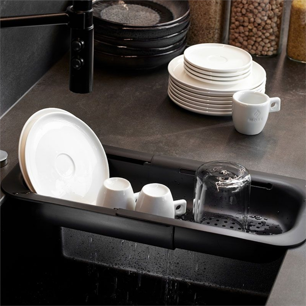 Drenare Siyah Lavabo Süzgeci 34 İle 47 cm Arası Değişen Uzunluk - Gefu