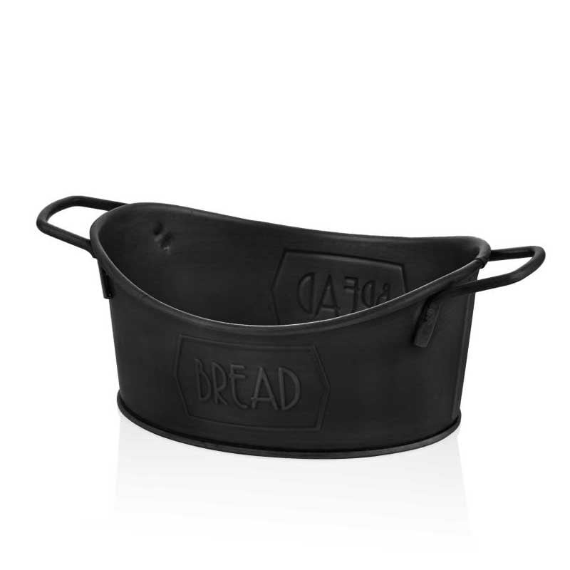 Ekmek Servisi 23 x 14 cm Siyah - The Mia