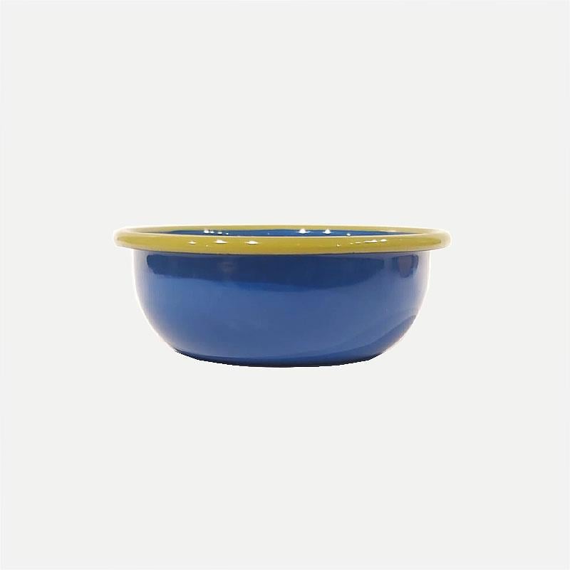 Emaye 12 cm Kase Kobalt Kordon F.Yeşil - Emayeci