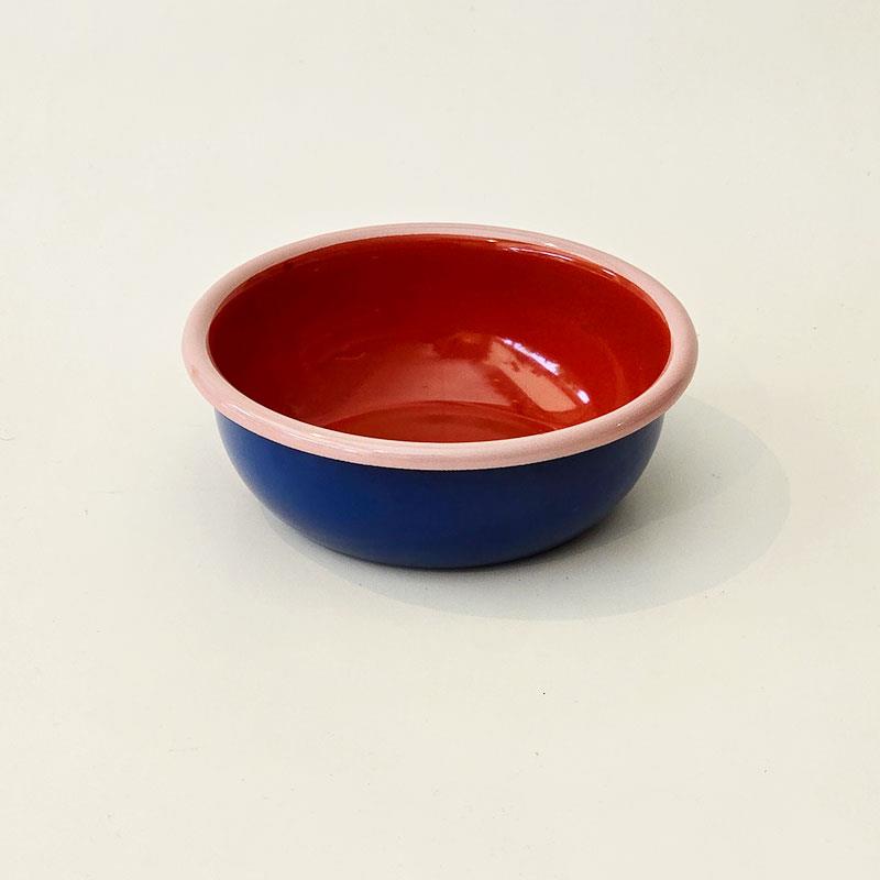 Emaye 12 cm Kase Kobalt Kordon Pembe - Emayeci