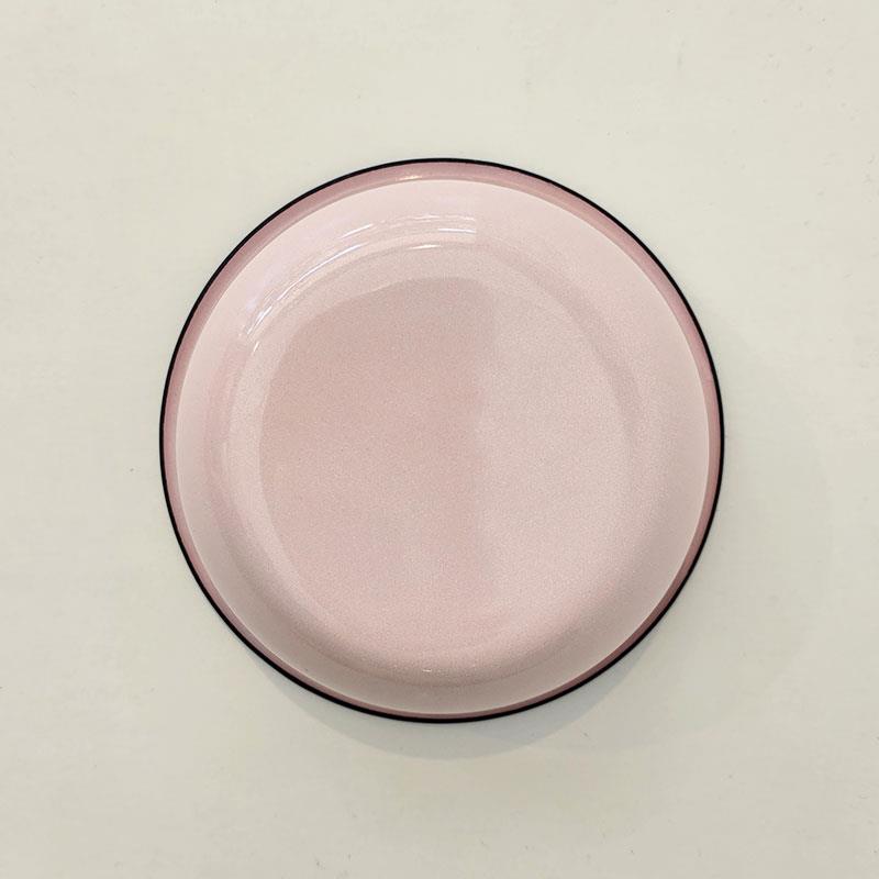 Emaye 12 cm Kase Pembe Kordon Kobalt - Emayeci