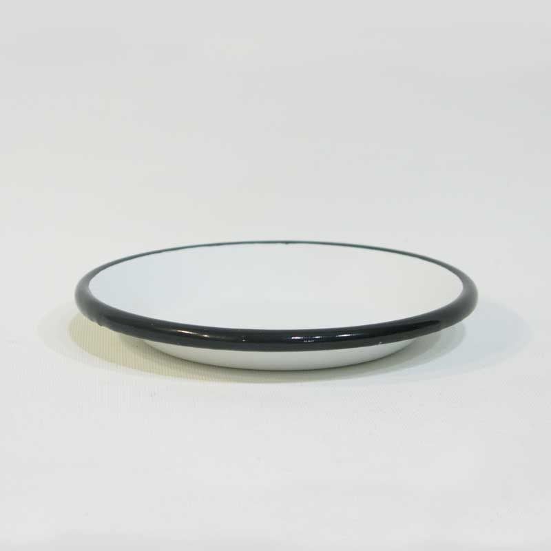 Emaye Çerez Tabağı 12 cm Siyah - çok-amaçlı-kahvaltı-veya-meze-tabağı-çamlıca-home