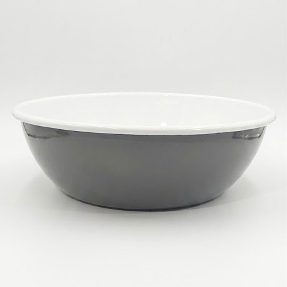 Emaye Hamur Yoğurma Kasesi 32 cm Gri - Emayeci