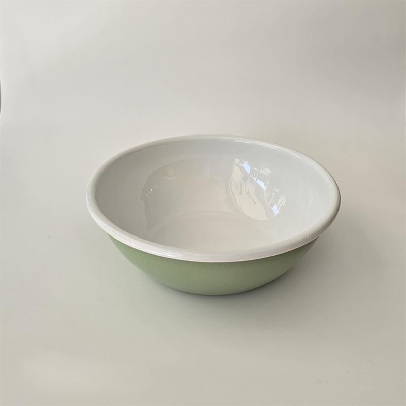 Emaye Kase 26 cm Nil Yeşili - Emayeci
