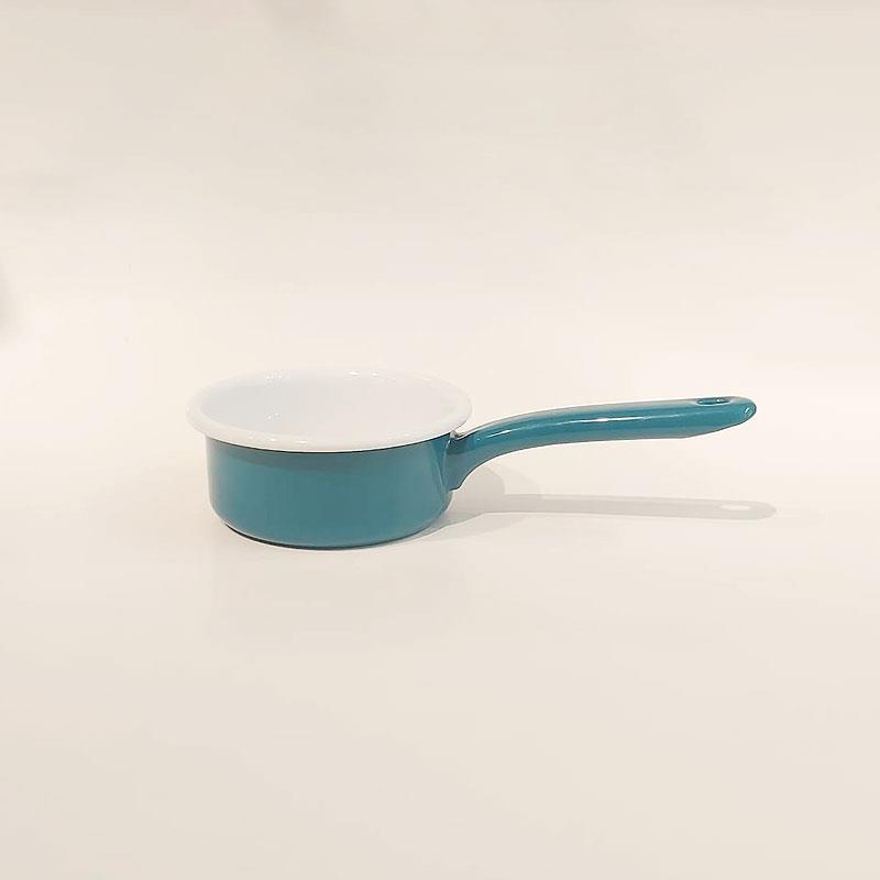 Emaye Kaserol 12 cm Petrol Yeşili - Emayeci